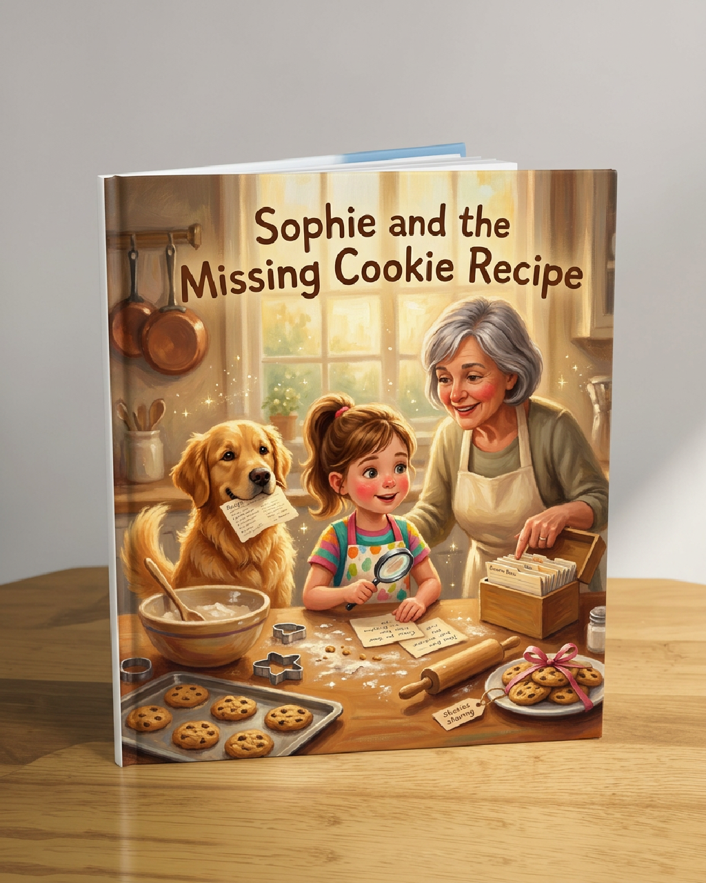 Sophie's personalized book: Sophie and the Missing Cookie Recipe